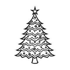 vector christmas tree