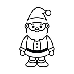 cartoon santa claus
