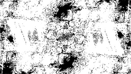 Rough black and white texture vector. Distressed overlay texture. Grunge background. Abstract textured effect. Vector Illustration. Black isolated on white background.