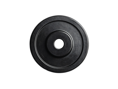 Close Up of Gym Weight Plates