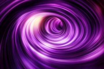 The combination of curved lines, dark background, and abstract purple swirl design results in a modern look effect