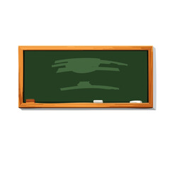 school blackboard with chalk