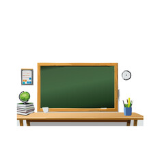 school board with chalkboard