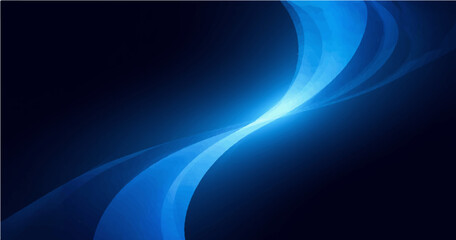 Create a vector illustration of a dark abstract background with a smooth gradient of white light forming a curved, soft beam from the center toward the top right. Use a grainy texture effect 