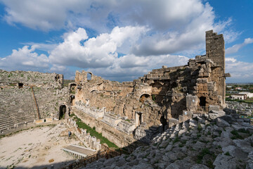 Ancient Theater of Perge in Antalya, Turkey