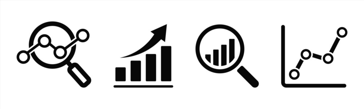 Growing graph set. Business chart with arrow. Growths chart collection. Profit growing symbol. Progress bar. Bar diagram. Growth success arrow icon. Progress symbol. Chart increase - stock vector.