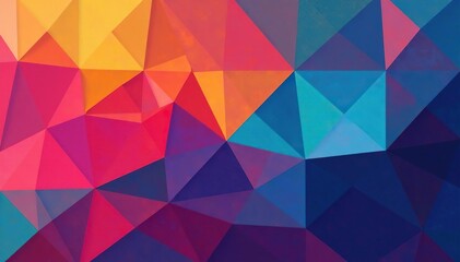 Obraz premium Geometric tessellation wallpaper, bold shapes and vibrant colors , graphic, texture