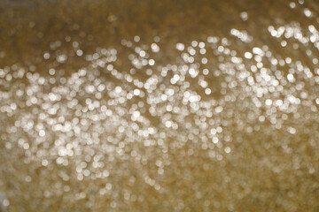 輝く水面のボケ玉