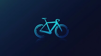 Fototapeta premium bicycle icon vector logo template.