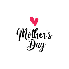 mother's day silhouette logo vector line art logo design