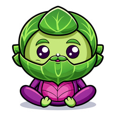  Creative Fragile Brussels Sprouts Vegetable Design