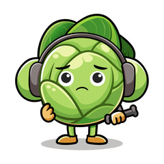  Unique Paralyzed Brussels Sprouts Vegetable Art