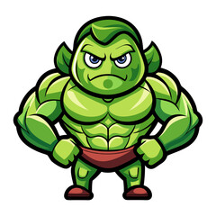  Illustration of Muscular Brussels Sprouts in Debate
