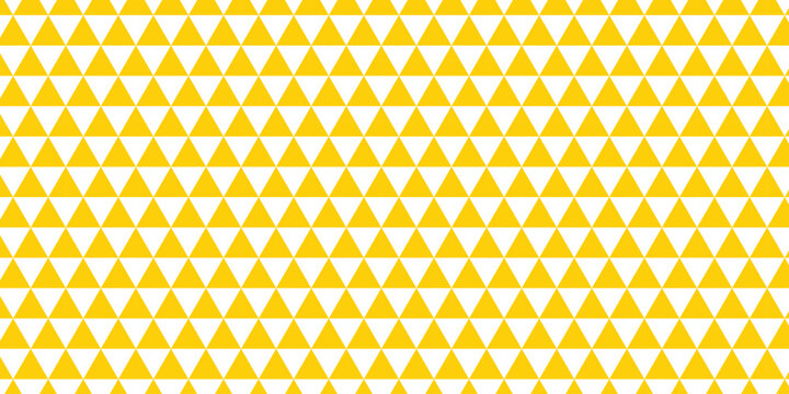 simple yellow triangle pattern vector design.