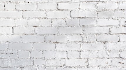 Fototapeta premium Whitewashed brick wall texture background.