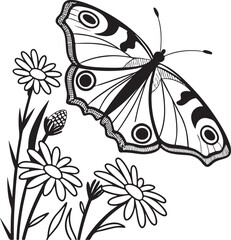 Butterfly vector art eps file