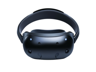  Immersive VR gaming with headset and controllers 