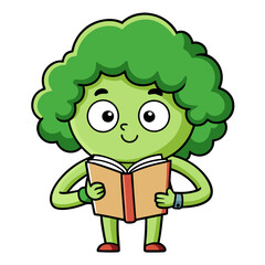  Broccoli Vegetable Character People Watching Art