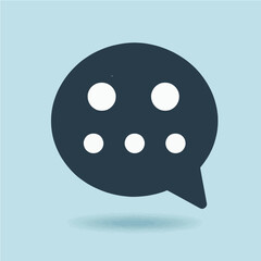 Fototapeta premium black speech bubble