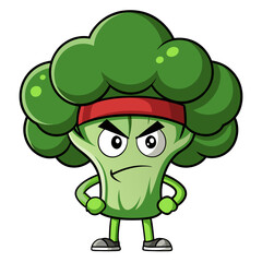  Broccoli Vegetable Character Sculpting Art