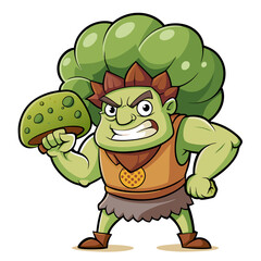  Broccoli Illustration for Vitality
