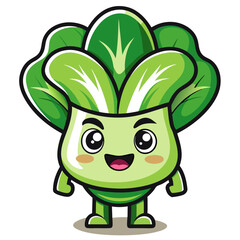  Bok Choy in Scrapbook Style