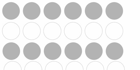 vector illustration featuring a pattern of alternating solid gray and white hexagons arranged diagonally from the upper right to the lower left on a white background. The hexagons should have a slight
