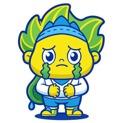  Illustration of Stable Bok Choy in Nail Art