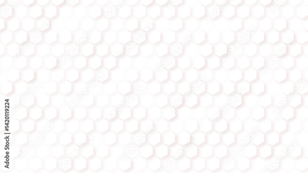 Poster mosaic background. simple hexagon grid. hexagonal cells. seamless surface pattern design with regula
