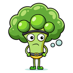  Creative Dizzy Broccoli Vegetable Scuba Design