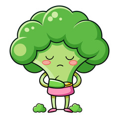  Playful Broccoli Illustration for Fun Writing