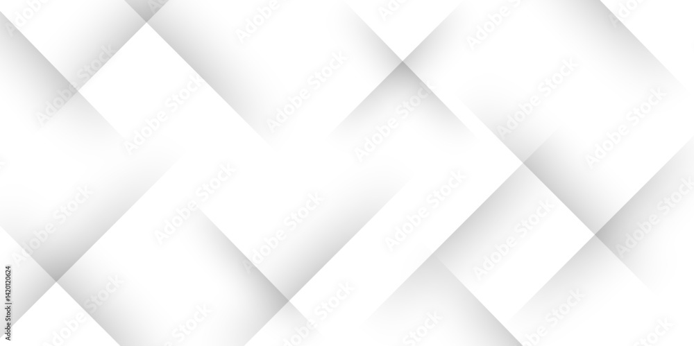 Fototapete Elegant abstract background with grey lines with shadow. modern abstract gray line light dynamic shape composition background. Gray and white geometric background with copy space. , Modern design.	