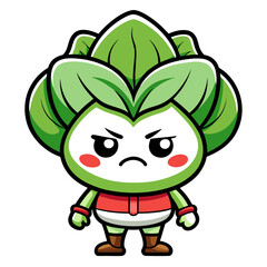  Charming Bok Choy Illustration for Food Design