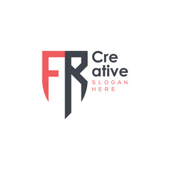 initial monogram letter logo with creative design.