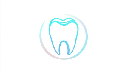 Obraz premium Dental care illustration on white