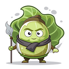  Whimsical Cabbage Artwork for Political Design