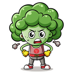  Creative Broccoli Illustration for Rock Climbing