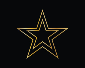 star vector logo. alone star.
