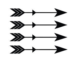set arrows isolated icon design