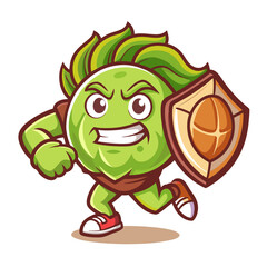  Cabbage in Jogging Pose