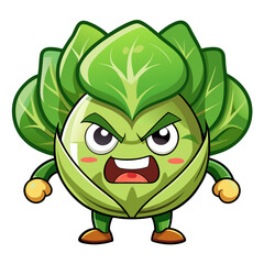  Hot Bok Choy Vegetable Card Illustration