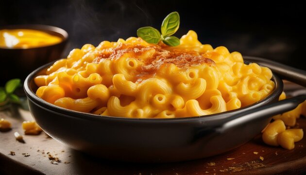 macaroni cheese pasta, AI generated