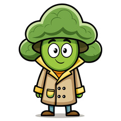  Inactive Broccoli Vegetable Furniture Illustration