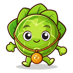  Brussels Sprouts Jogging in Lazy Style