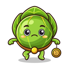  Brussels Sprouts in Lazy Jogging Art
