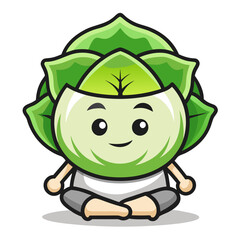  Cabbage in Meditation Art
