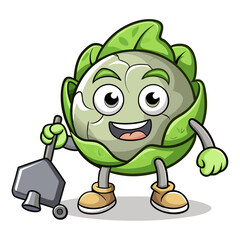  Brussels Sprouts in Weary Meeting Scene