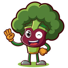  Numb Broccoli Vegetable Collecting Stamps Design
