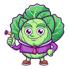  Dynamic Heavy Cabbage Illustration