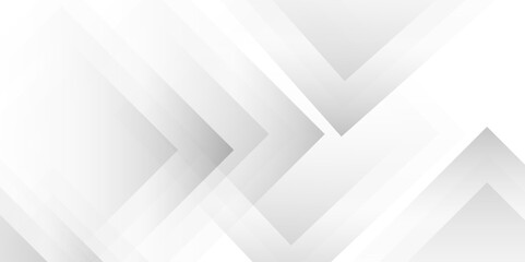 Abstract modern white design features subtle shadows . Modern white and gray technology concept diamond triangle geometric line background . abstract tech banner design. Graphic design element stripe